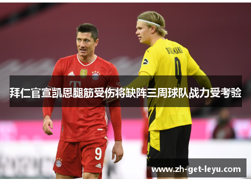拜仁官宣凯恩腿筋受伤将缺阵三周球队战力受考验 拜仁官宣凯恩腿筋受伤将缺阵三周球队战力受考验